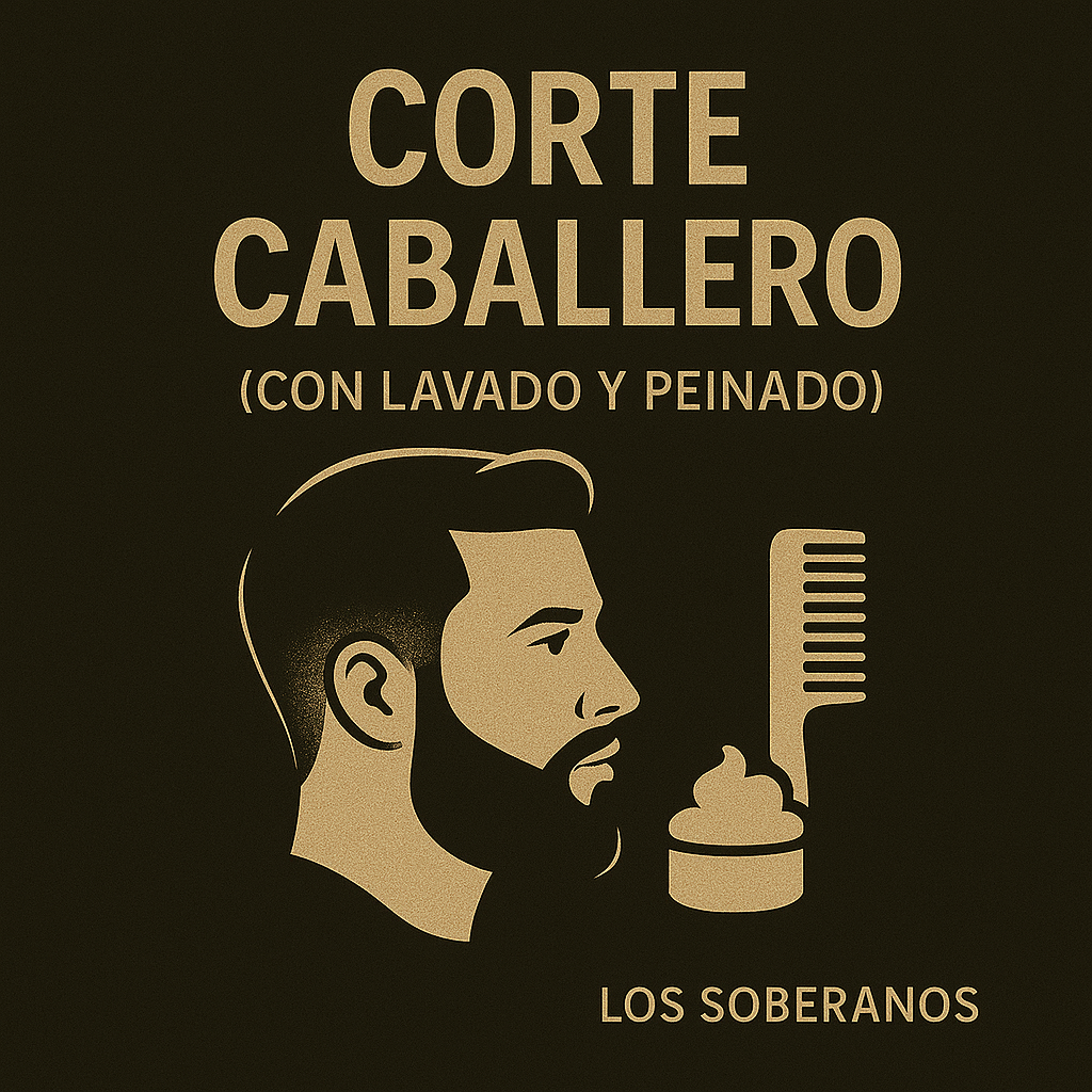 Corte Caballero (con lavado y peinado)