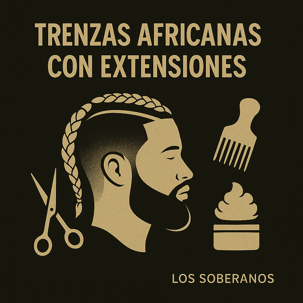 Trenzas africanas con extensiones