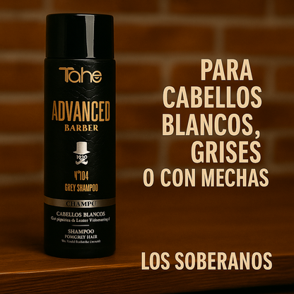 TAHE Nº104 Grey – Champú para cabellos blancos y grises