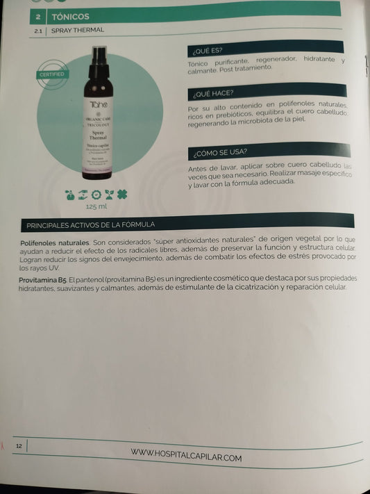 Tónico hidratante y regenerador - Tahe