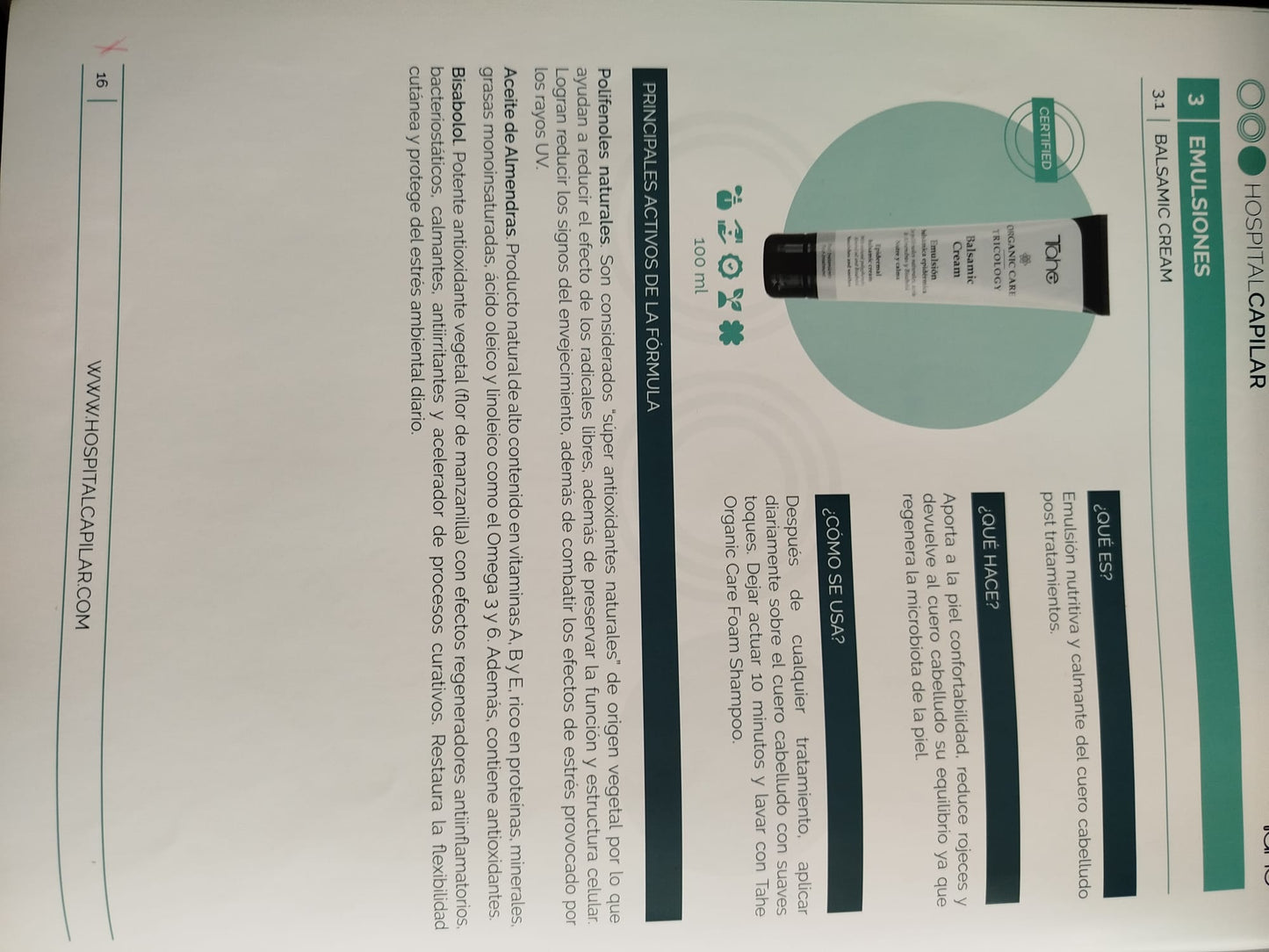 Emulsión calmante - Tahe